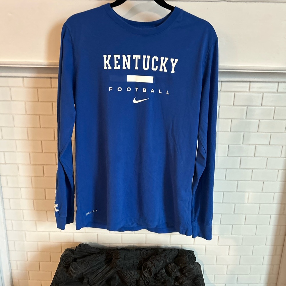 Nike Blue Dri-FIT Kentucky Football shirt